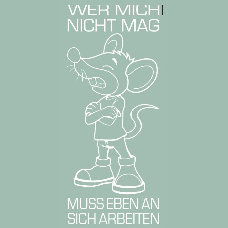 Mouse with work ethic funny saying