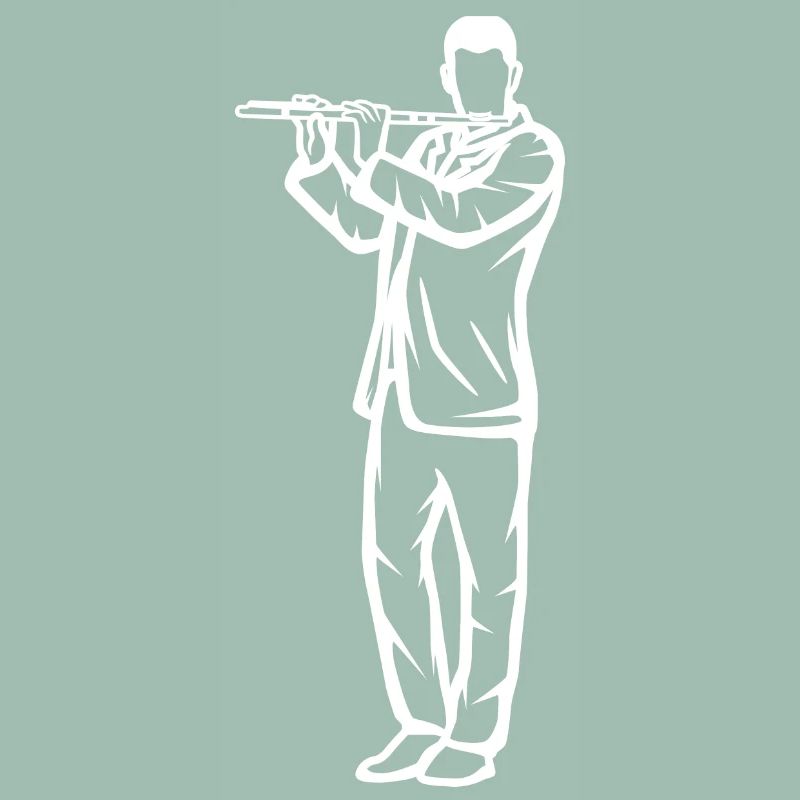 Flutist Drawing