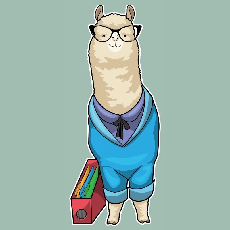 Alpaca Secretary Folder Office