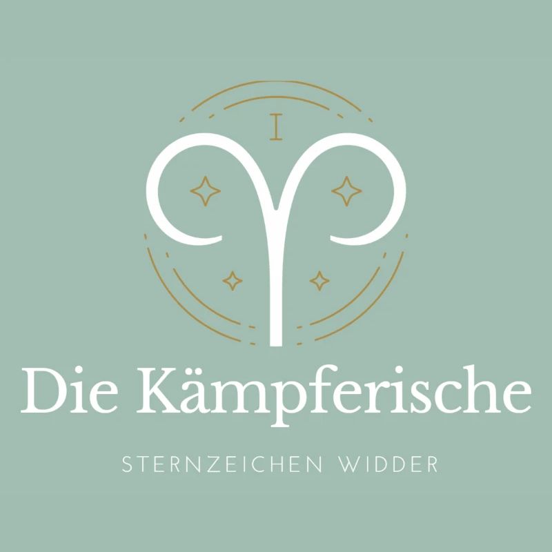 Widder Sternzeichen Logo Widder