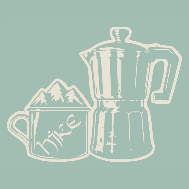 Coffee Hike - Mountain Espresso [Weiß]