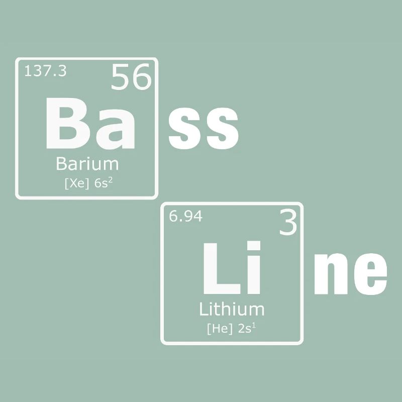 Bass Line PSE Periodic Table Elements Nerd