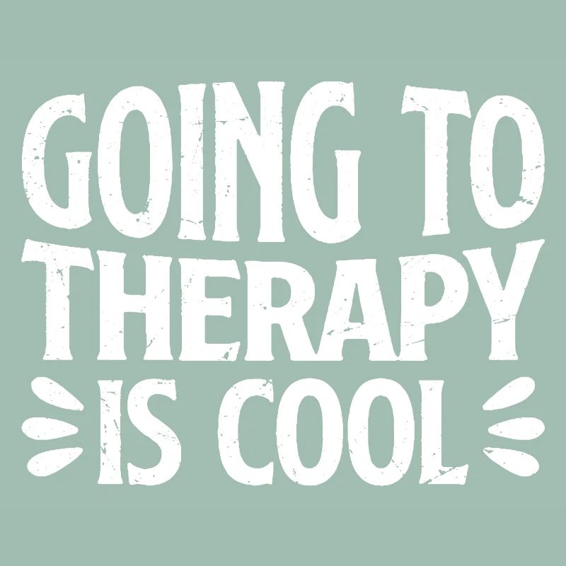 going to therapy is cool