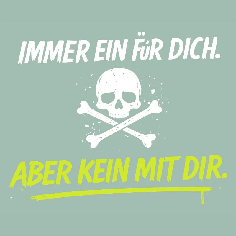Neon Schädelkreuz mit Spruch