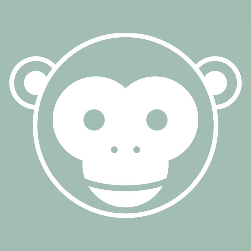 Monkey Head – Cute Monkey Face Cartoon