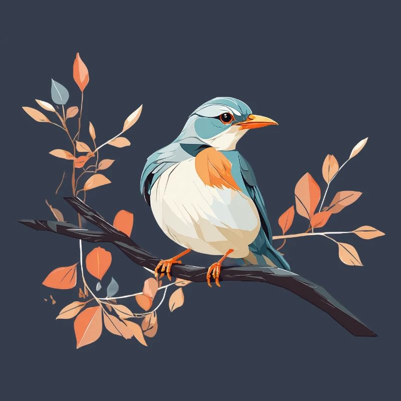 Königsfeder Eisvogel auf Ast