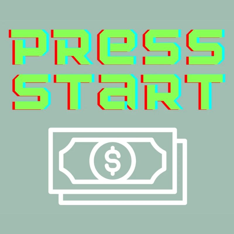 Press Start Retro Arcade Bill