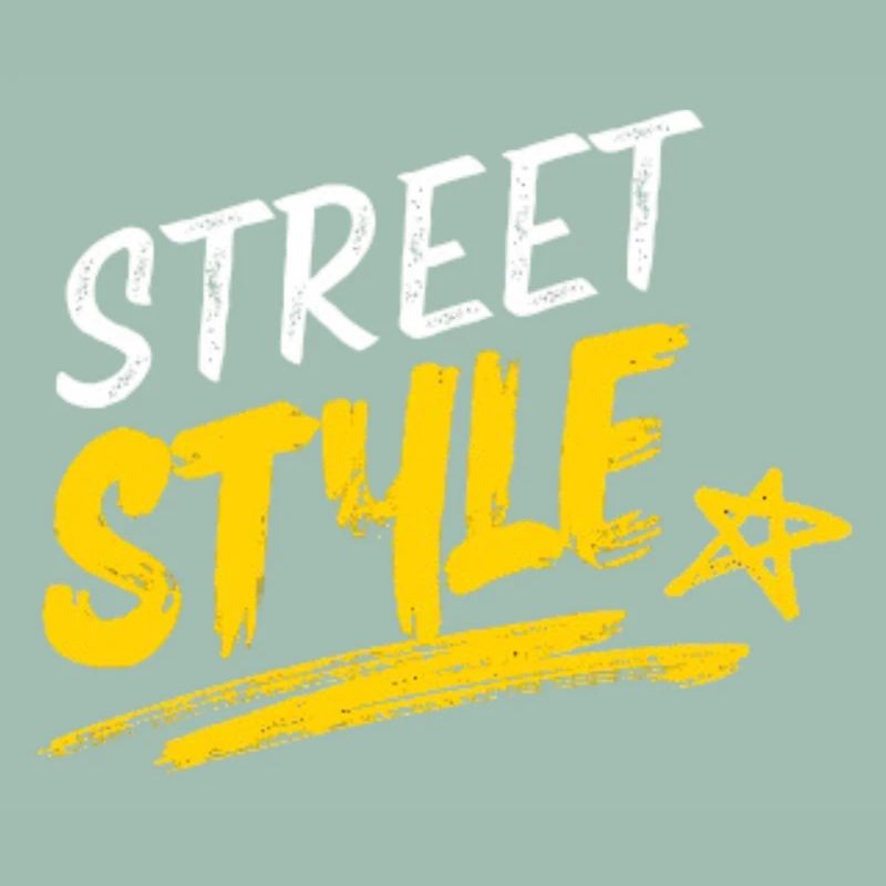 Conception typographique vibrante de style urbain