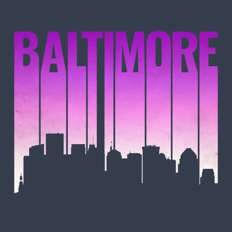 Baltimore Skyline Gradient