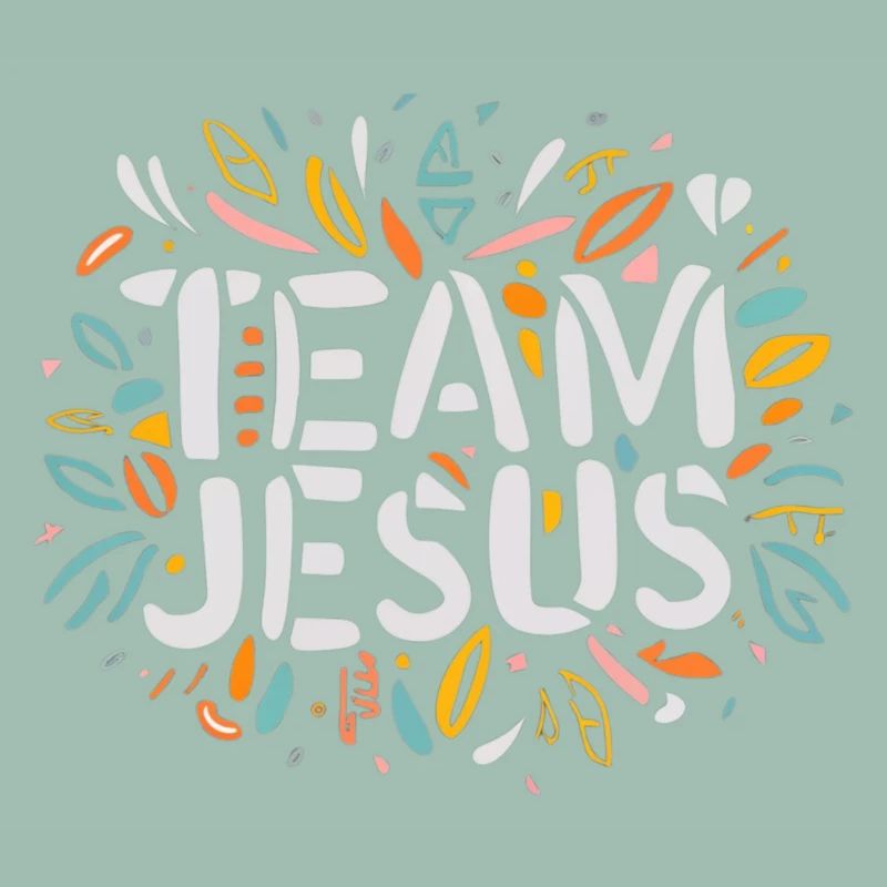 Ich bin Jesus – bunte Botschaft