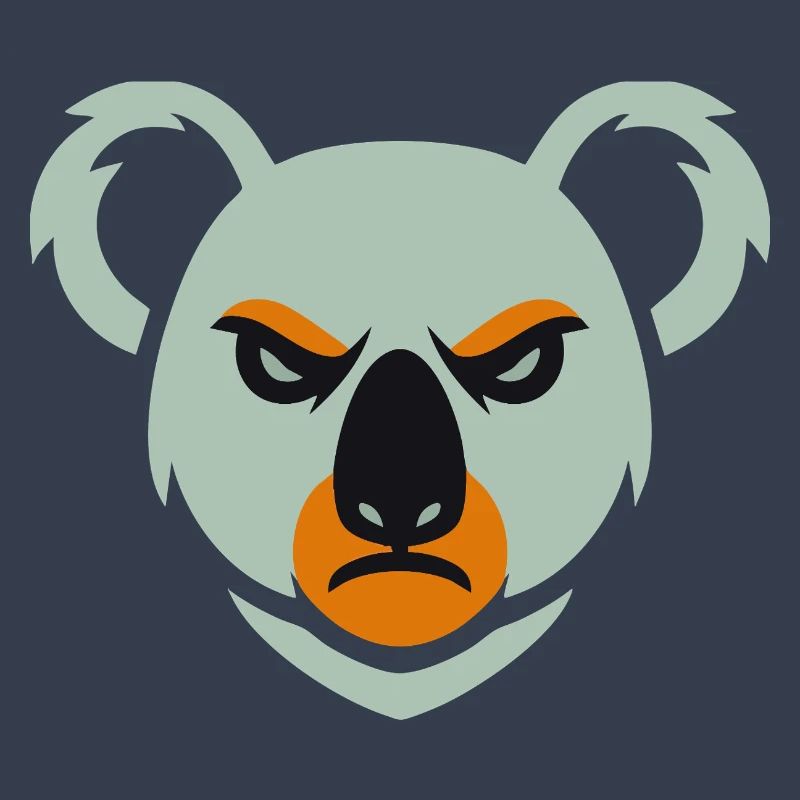 Wütender Koala Blick