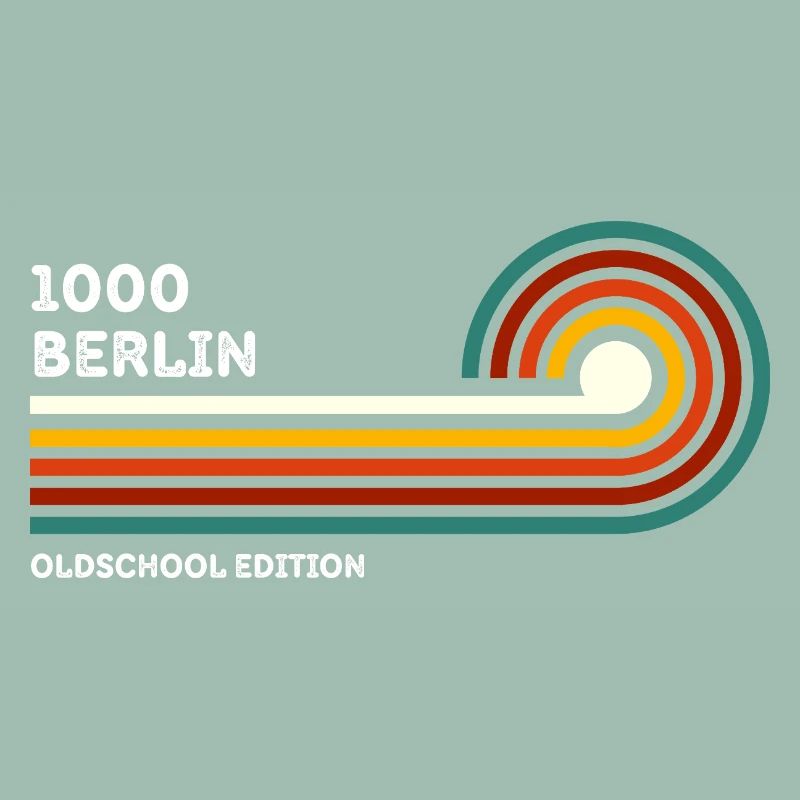 Berlin Chemise Rétro Code Postal 1000 Code Postal Souvenir