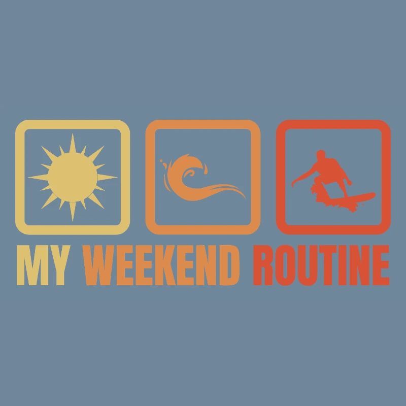 Routine du week-end de surf