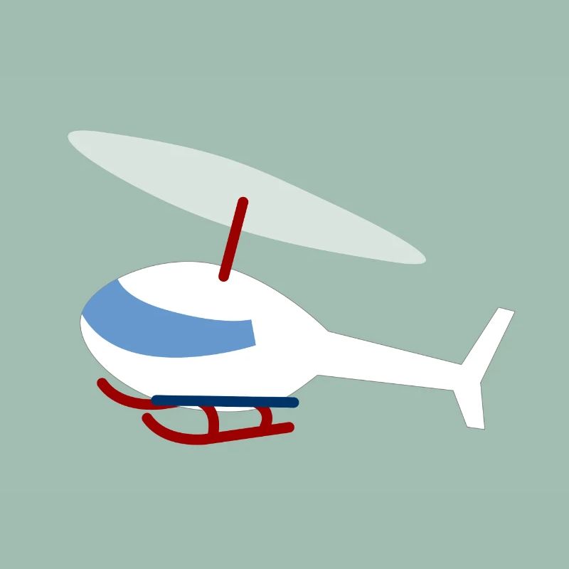 Hélicoptère blanc