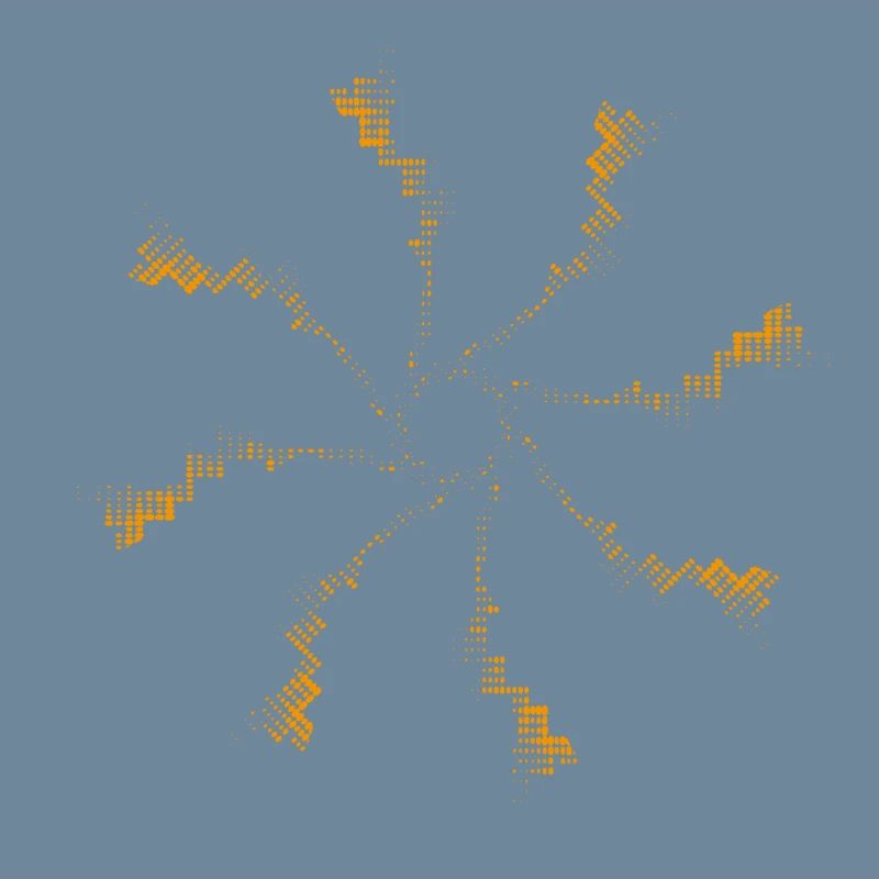 Firework pixel | gekreiseltes Windrad