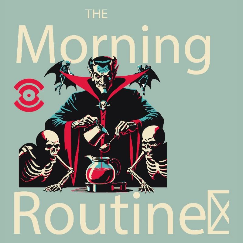 Routine matinale effrayante