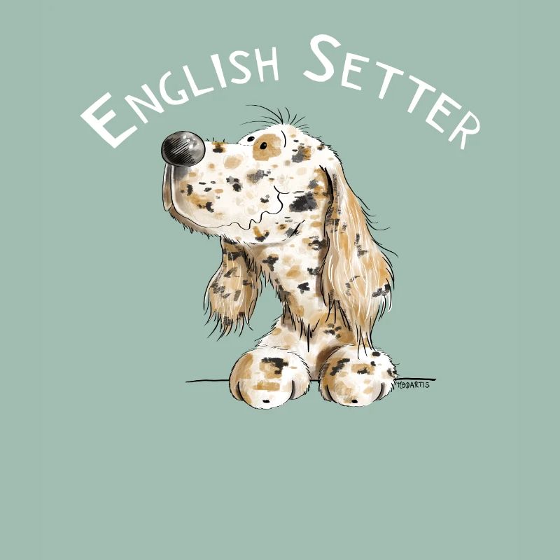 Englischer Setter I Hunde Comic Geschenk