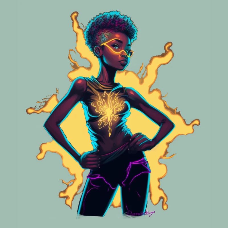 Figurine de conscience d’énergie lumineuse