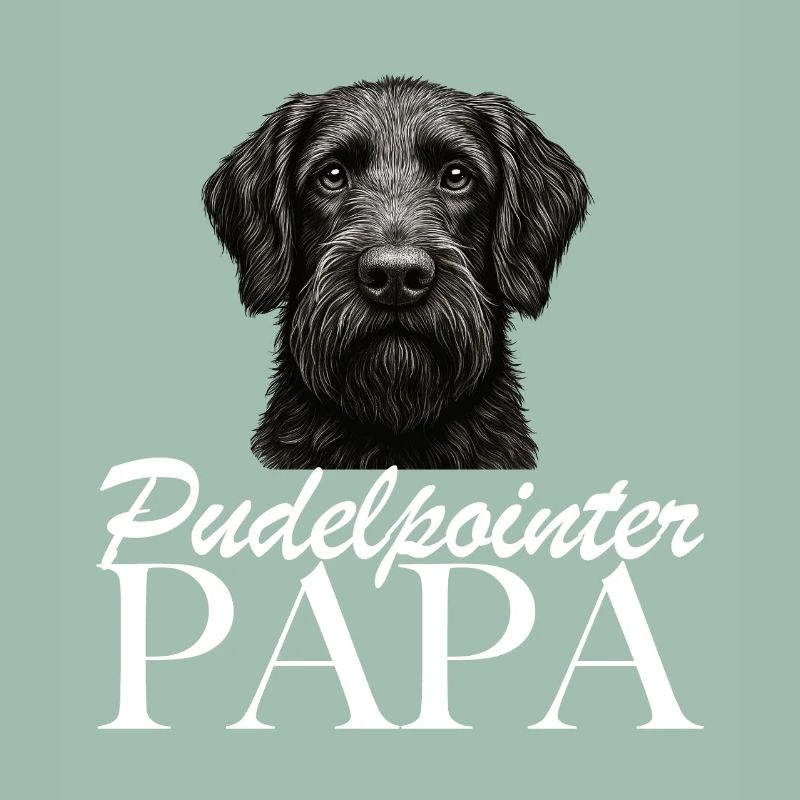 Papa caniche pointer