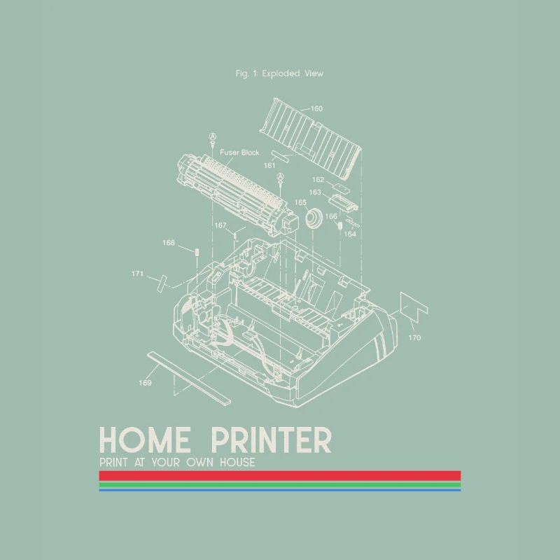 Home Printing Blueprint DIY Printer