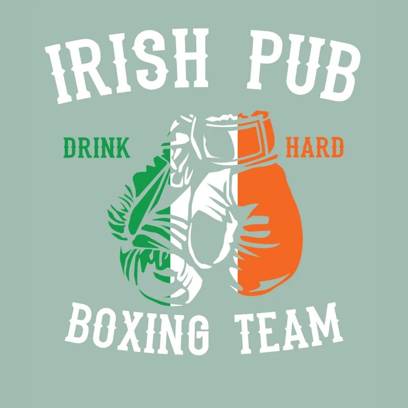Irisches Pub-Boxteam