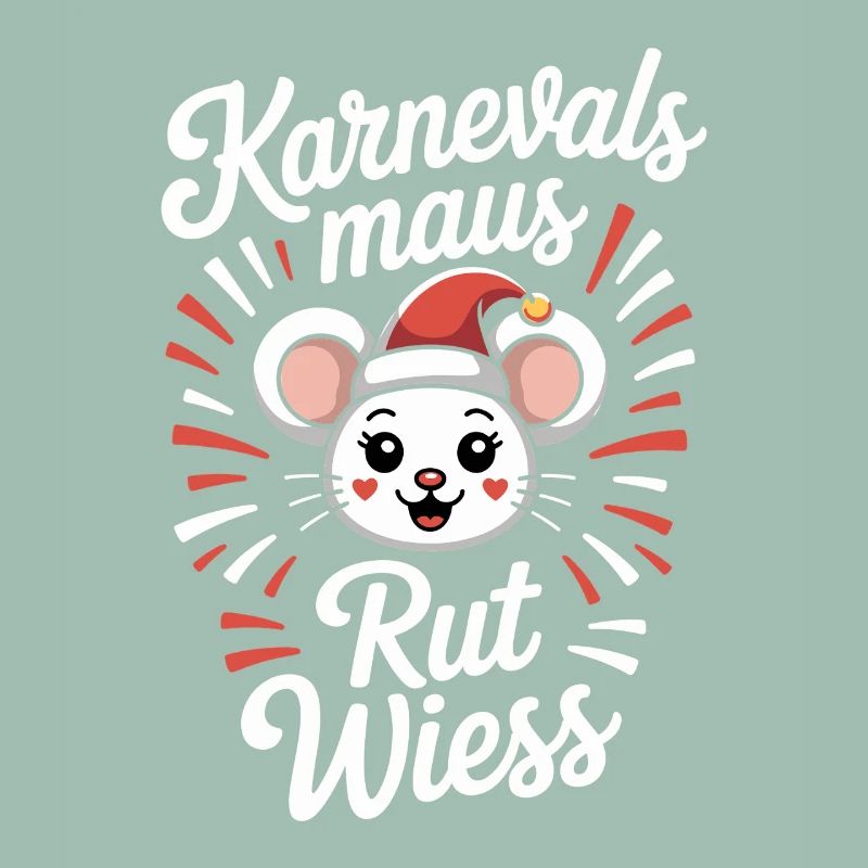 Karnevalsmaus Rut Wiess Köln Kölner Karneval Maus