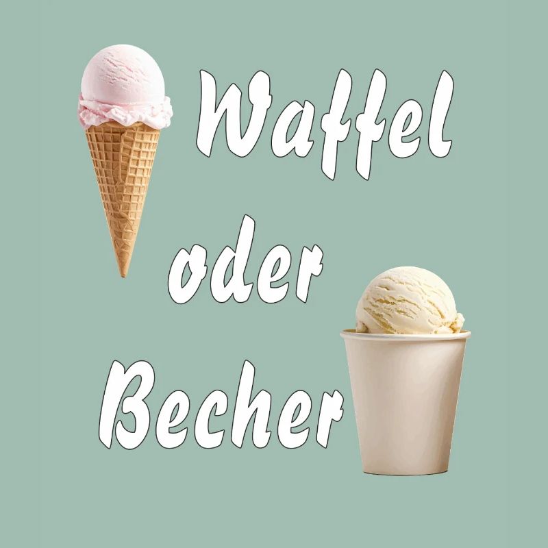 EIS WAFFEL ODER BECHER
