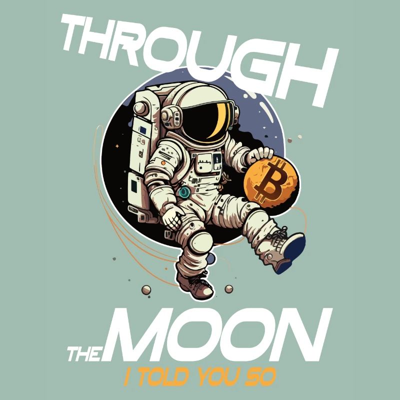 Bitcoin Maximalist To The Moon Astronaut Krypto
