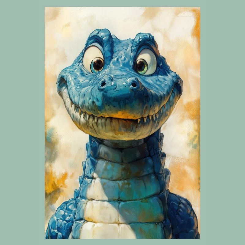 Illustration eines Krokodils