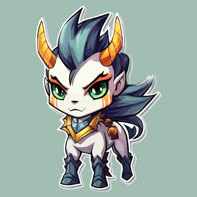 Chibi Dämonenpferd