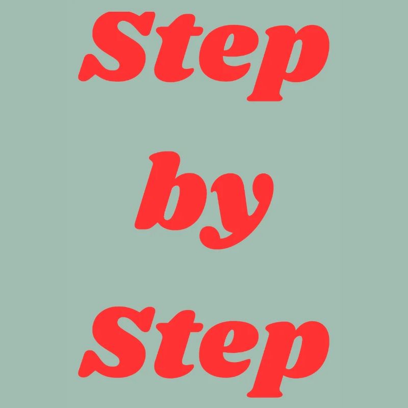 Step by step typography