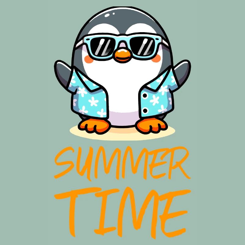 Pinguin Sommerzeit