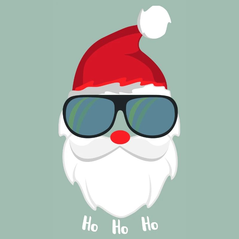 Weihnachtsmann Cool mit Sonnenbrille