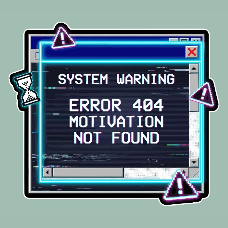 Error 404 Motivation Glitch