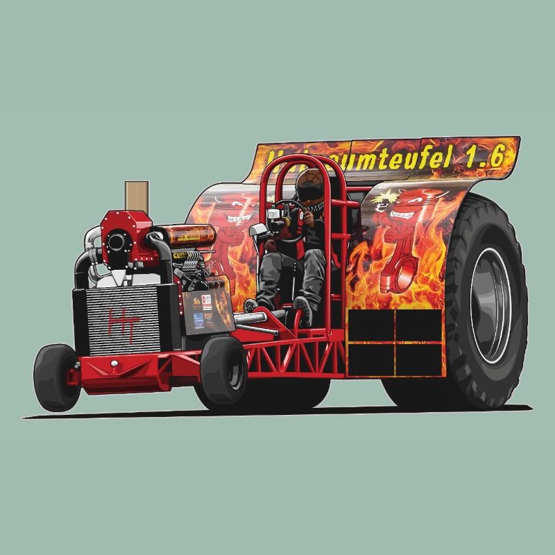 Tractor Pulling // Illustration