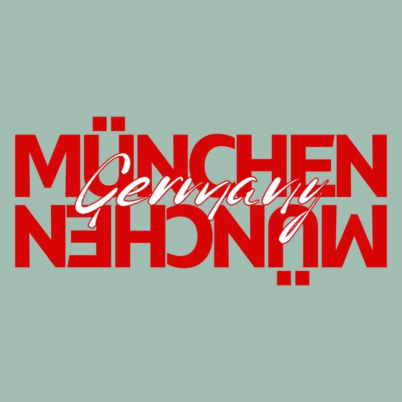 München Germany Script Overlay