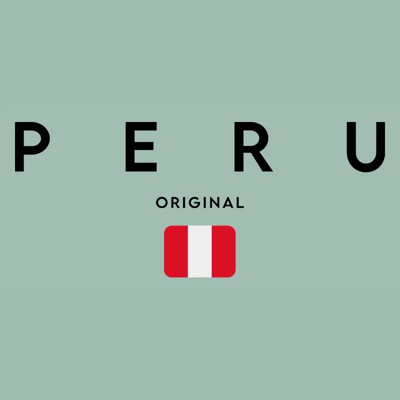 Peruvian pride, minimalist sleek design