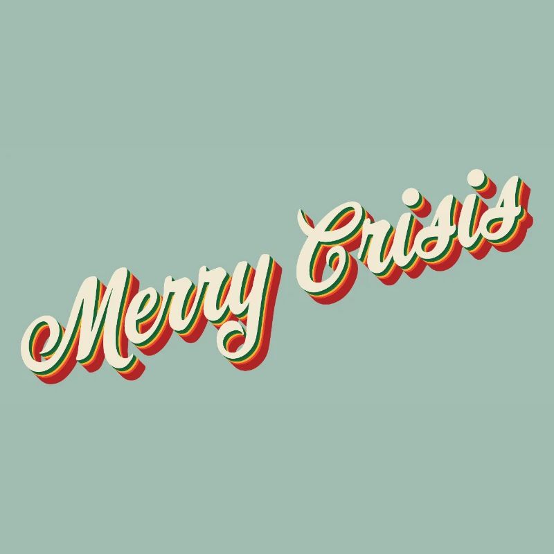 Conception de Noël Merry Crisis