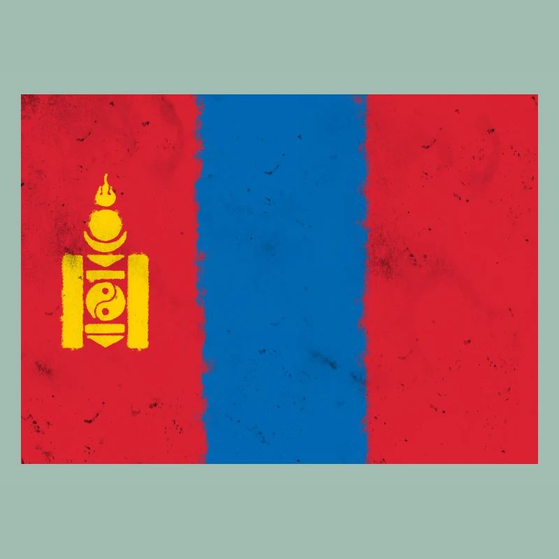 Flagge der Mongolei