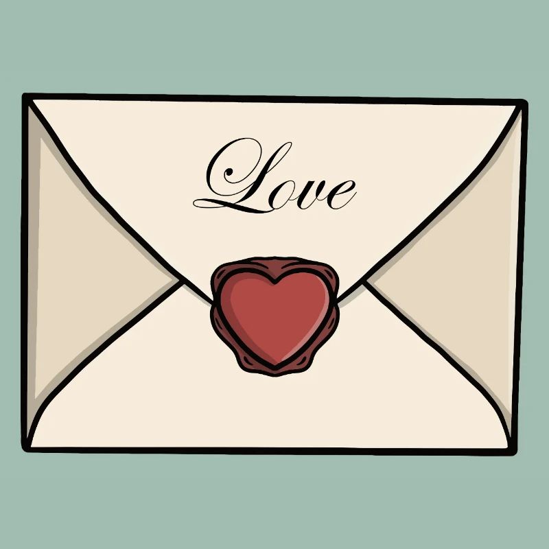Cute Love Letter Envelope