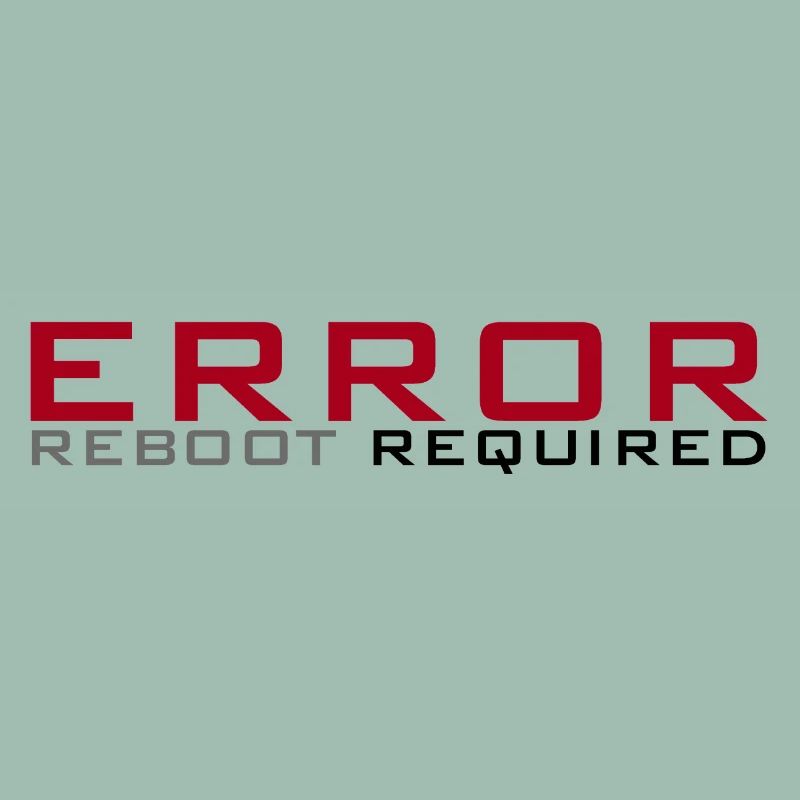 Error: Reboot required