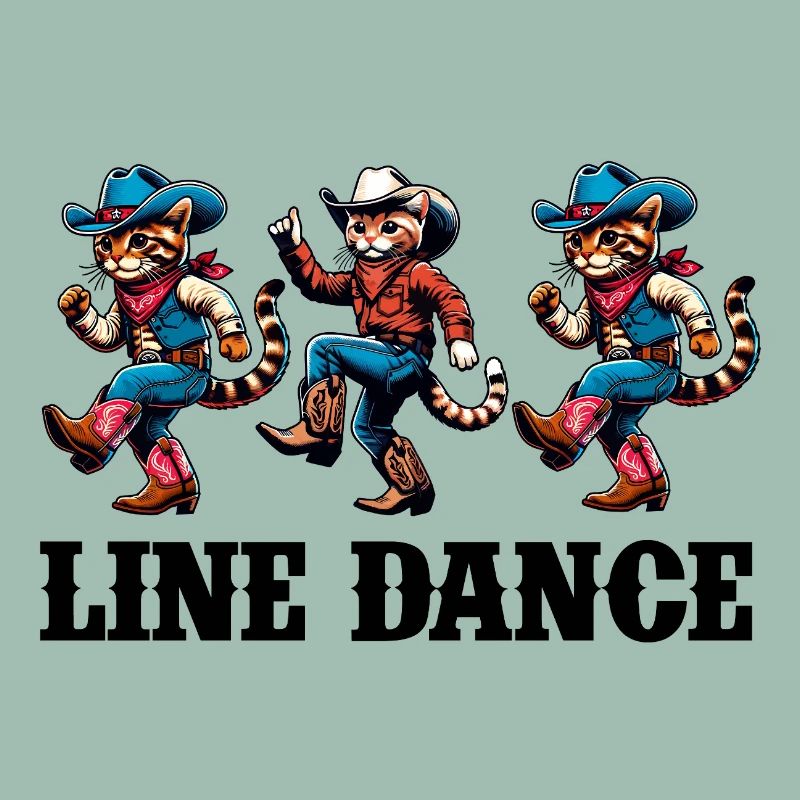 Funny Cats Dancing Line Dance