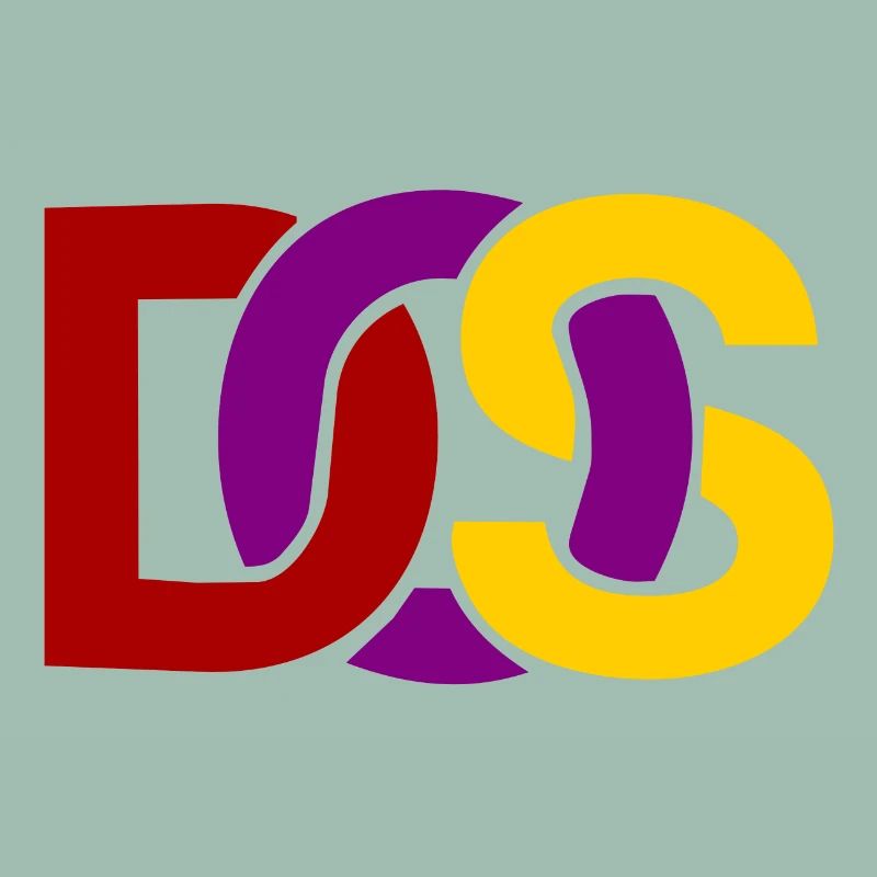 Retro MS DOS Logo