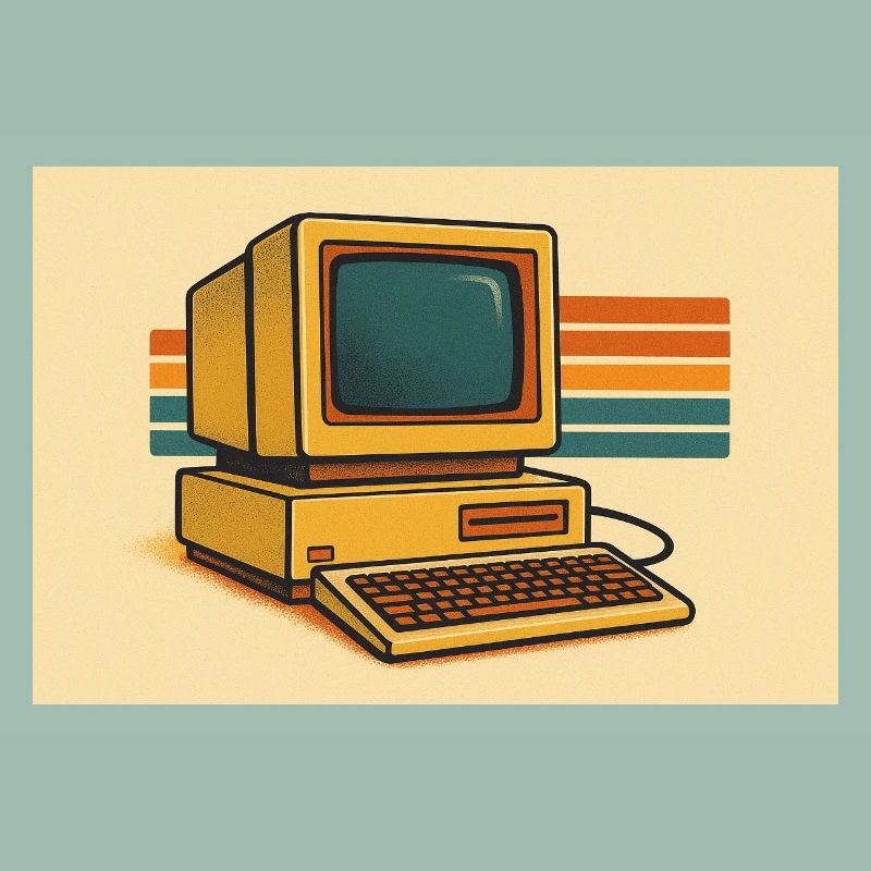 Retro Computer 80s