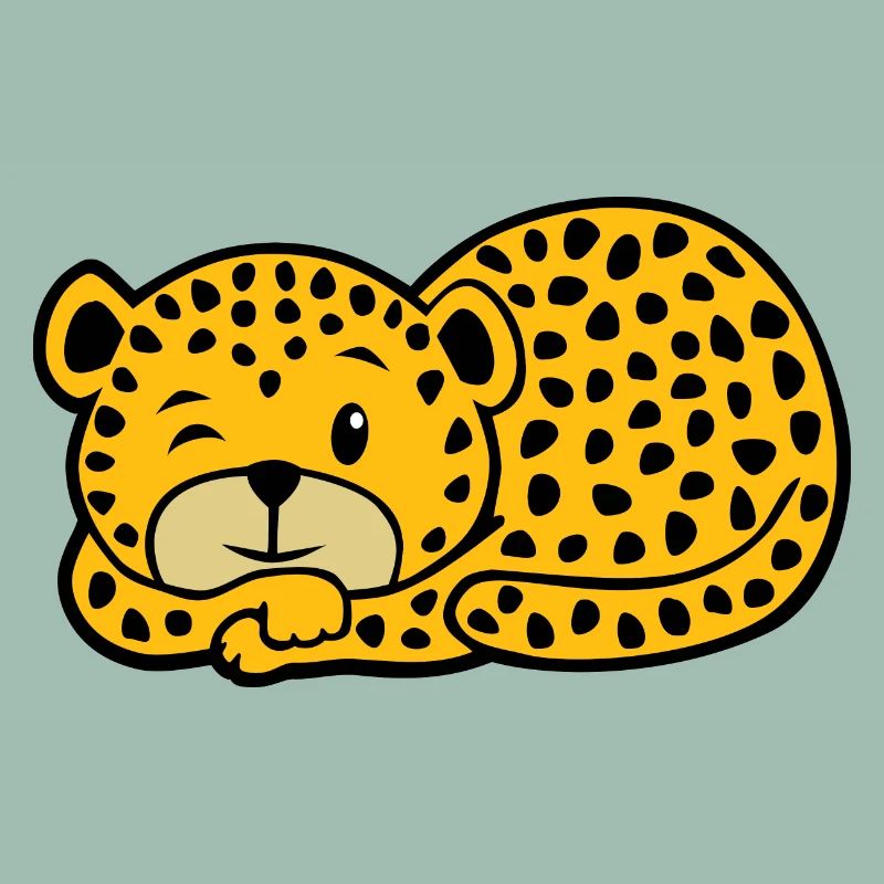 Sleeping Leopard