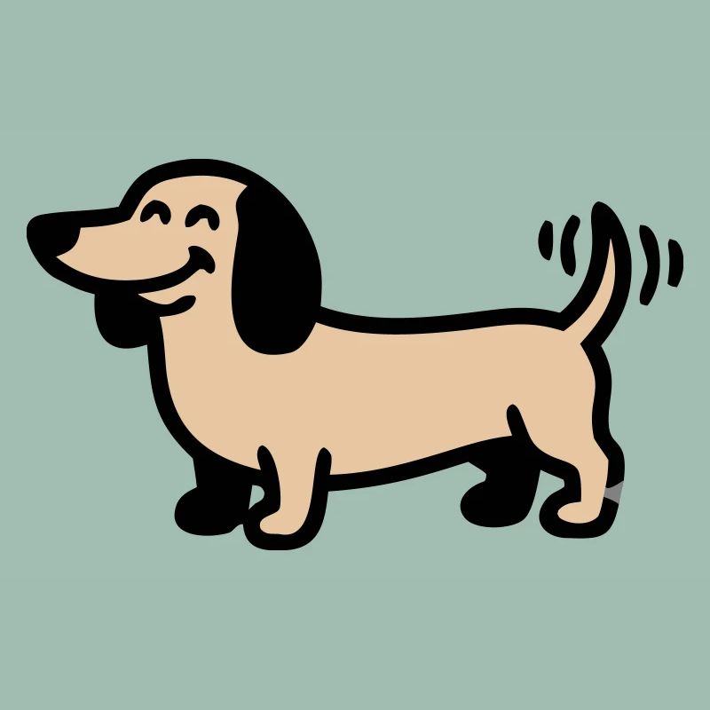 Comic du Chien Teckel Joyeux