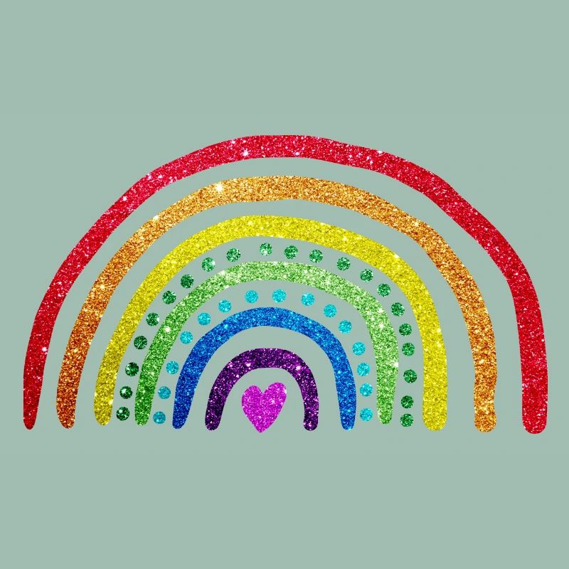Regenbogen-Glitzer