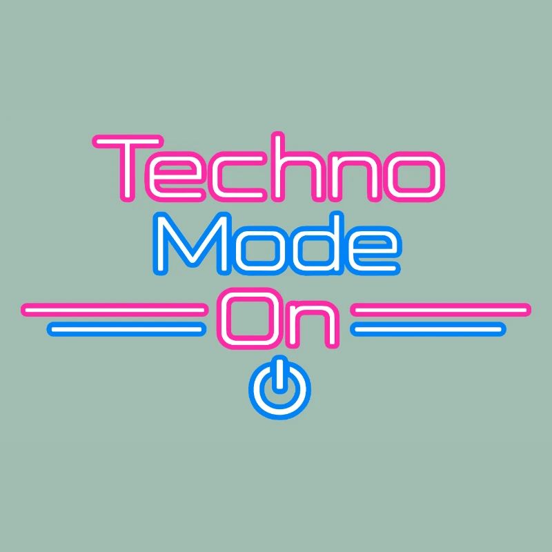 Techno Mode Neon On