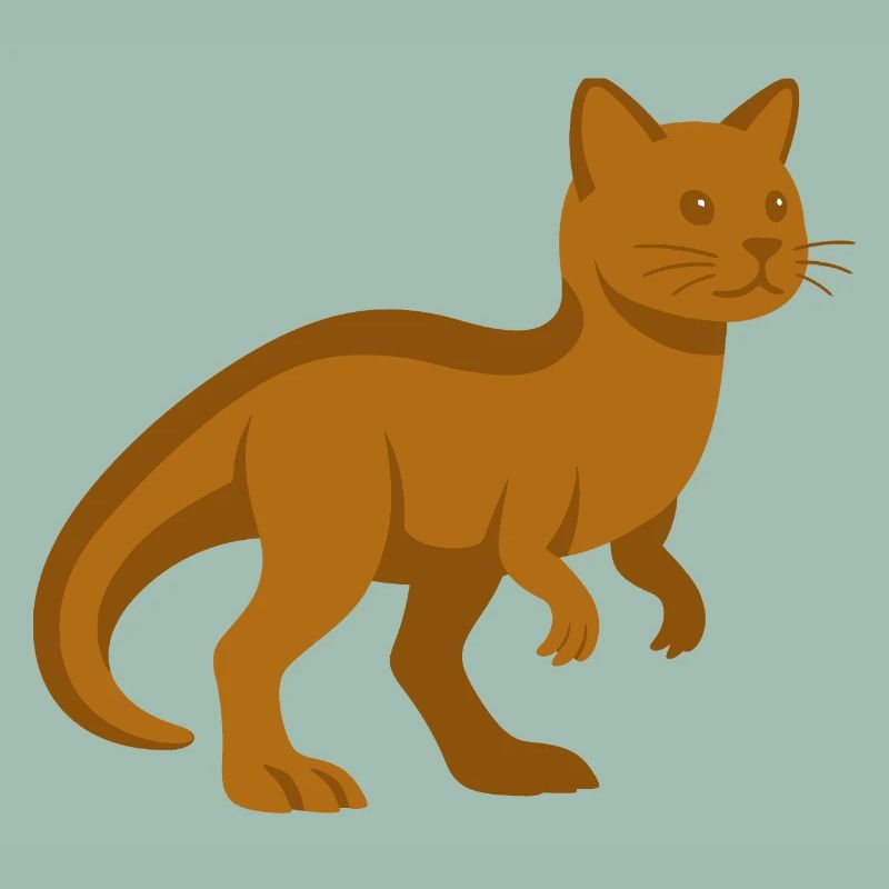 Trex Katze Dinosaurier