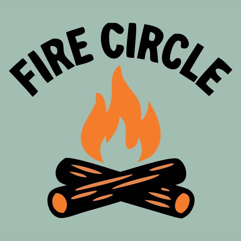 Campfire Fire Pit Camping Boy Scout